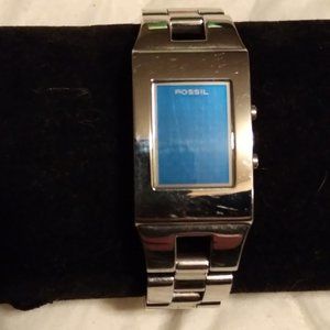 Womens digital Fossil watch